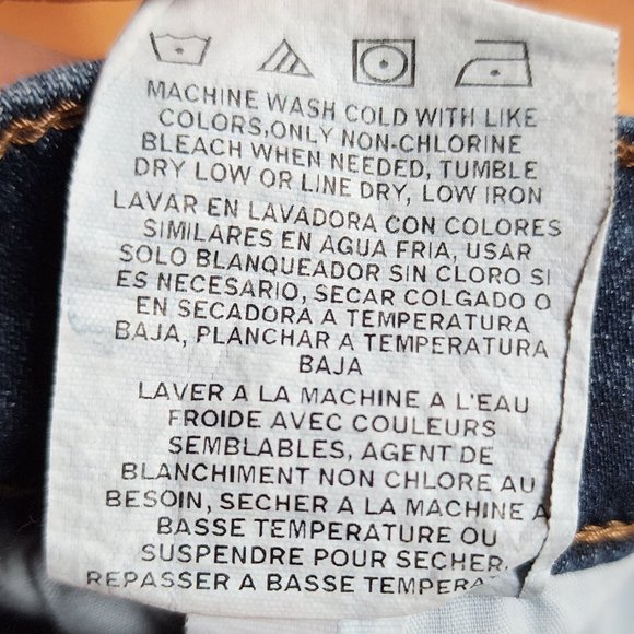 Lee Dark Wash Boot Cut Jeans Size 8 Short - Picture 7 of 14